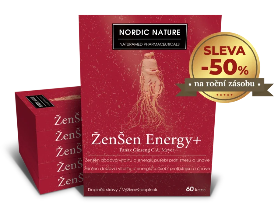 Roční balení ŽenŠen Energy+ s dárkem