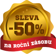 Nálepka 50% sleva
